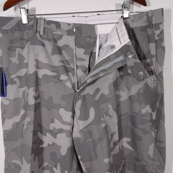 RLX Ralph Lauren Shorts Men's Size 38 Gray Camo Camouflage Water Repellent - Picture 3 of 9